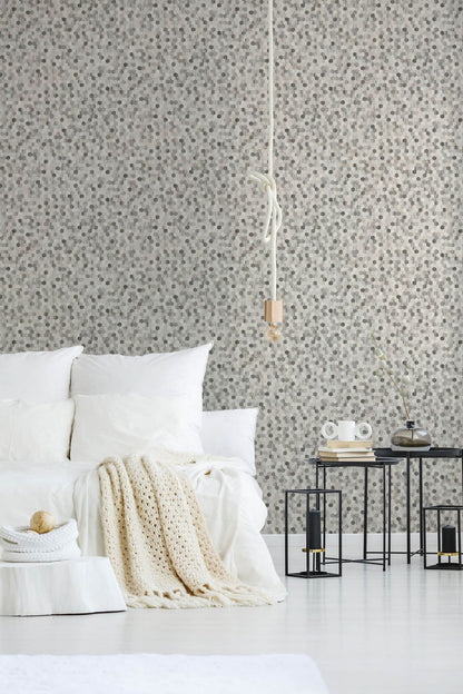 A.S. Creation Tapete Vlies Struktur Mosaik Grau Braun Grau 37463-3