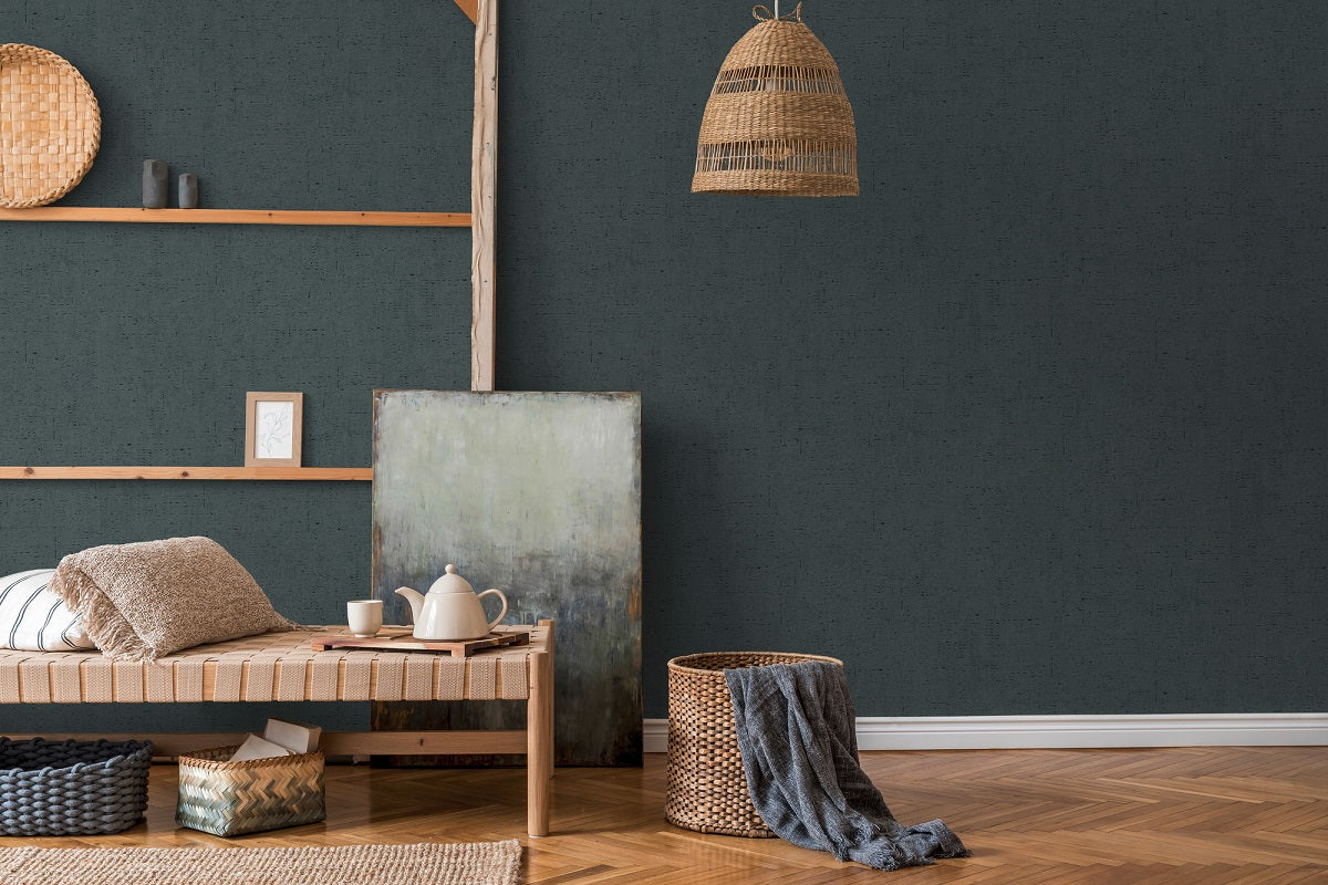  Tapete Vlies Struktur-Muster Schwarz Livingwalls 37904-8