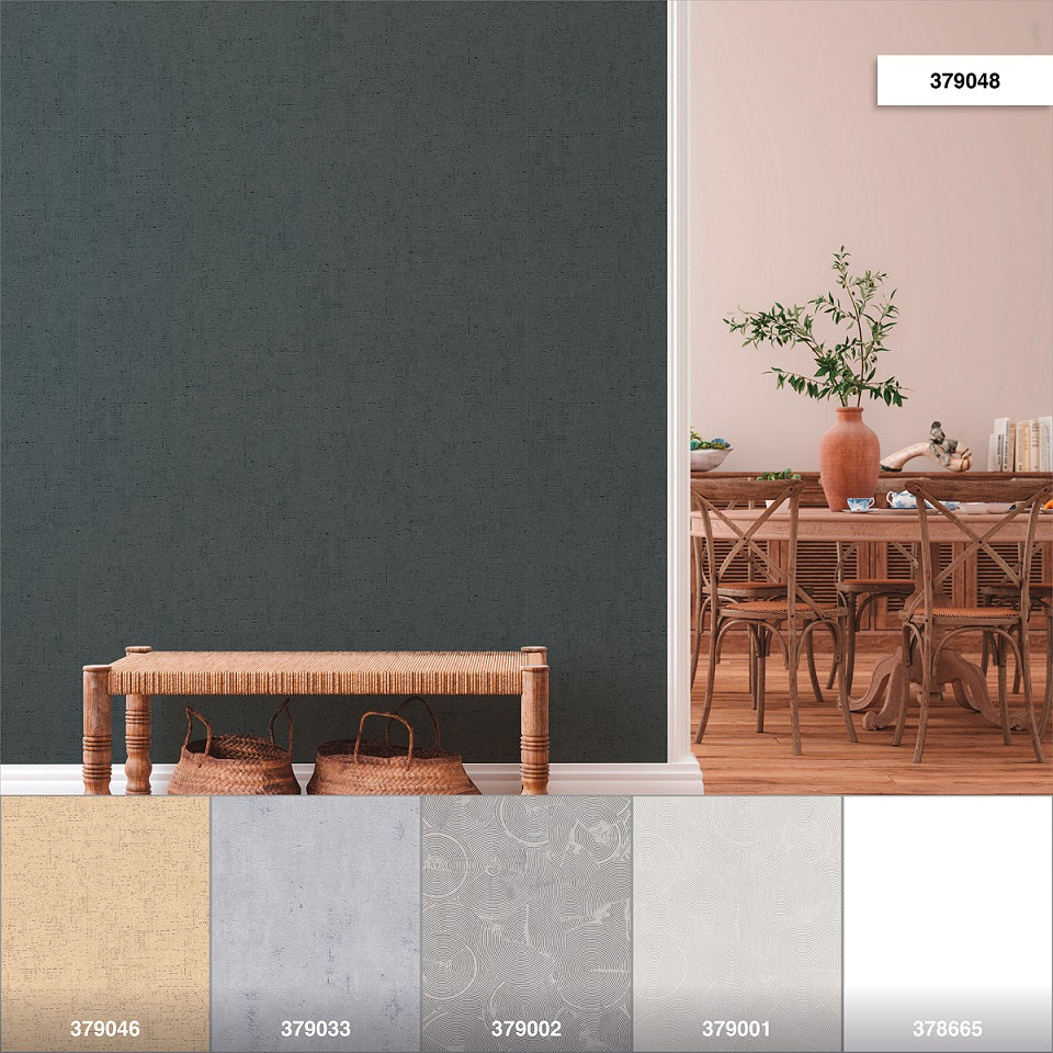  Tapete Vlies Struktur-Muster Schwarz Livingwalls 37904-8
