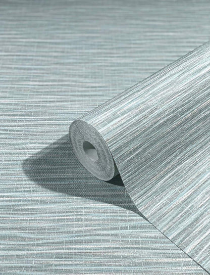  Tapete Vlies Struktur Textil Natur Grau-blau Weiss 33321