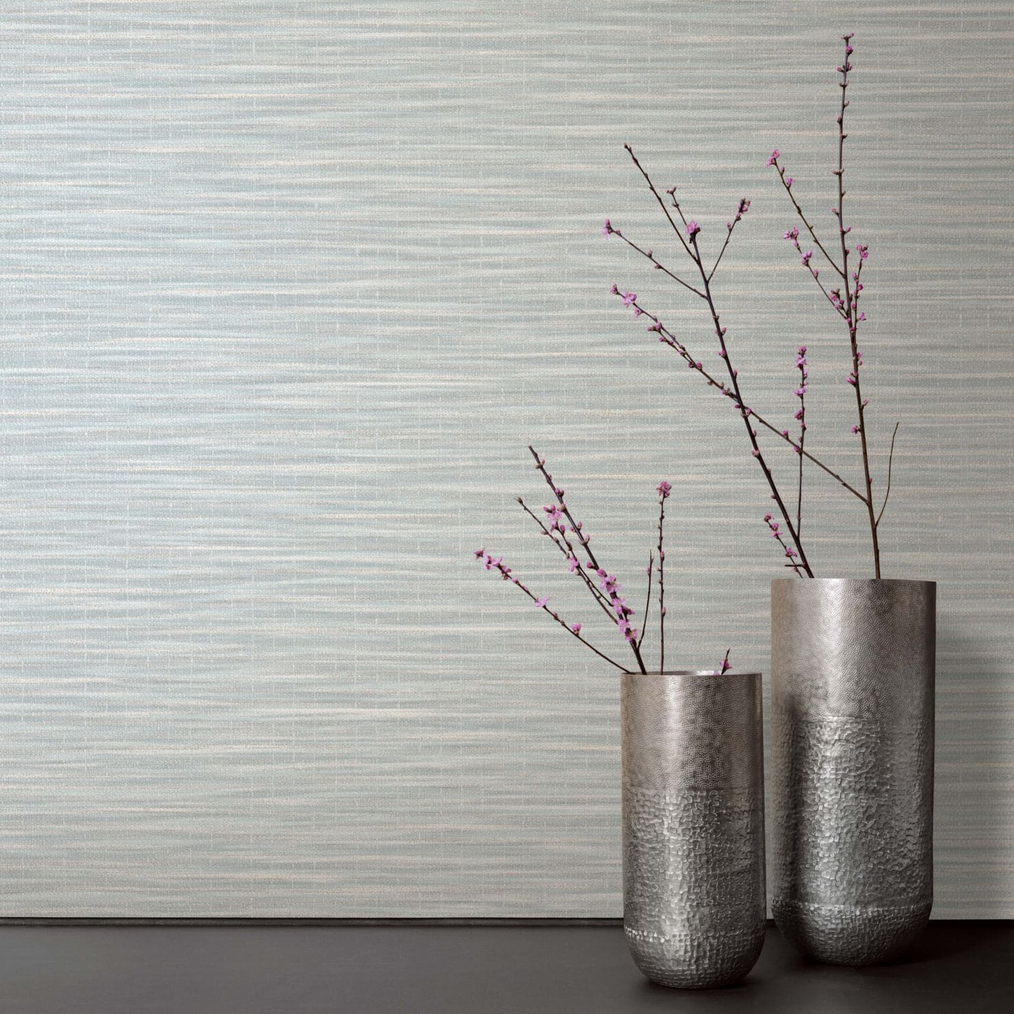  Tapete Vlies Struktur Textil Natur Grau-blau Weiss 33321