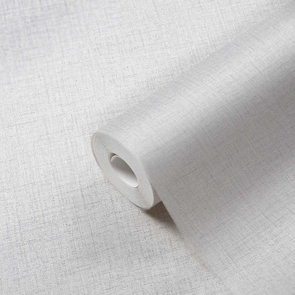  Tapete Vlies Struktur Textil Weiß Grau 38528-4