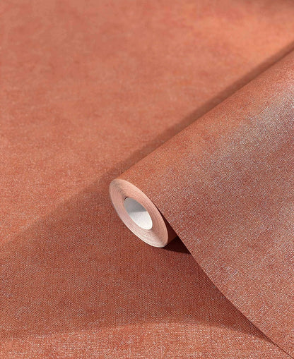  Tapete Vlies Textil-Optik Braun-rot Metallic 32430
