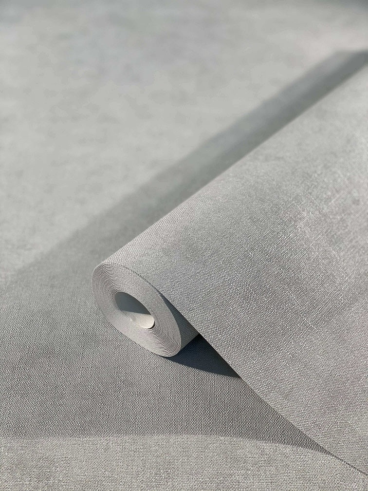  Tapete Vlies Textil-Optik Hellgrau Metallic Shades 32407