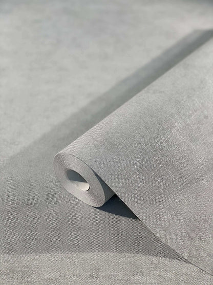  Tapete Vlies Textil-Optik Hellgrau Metallic Shades 32407