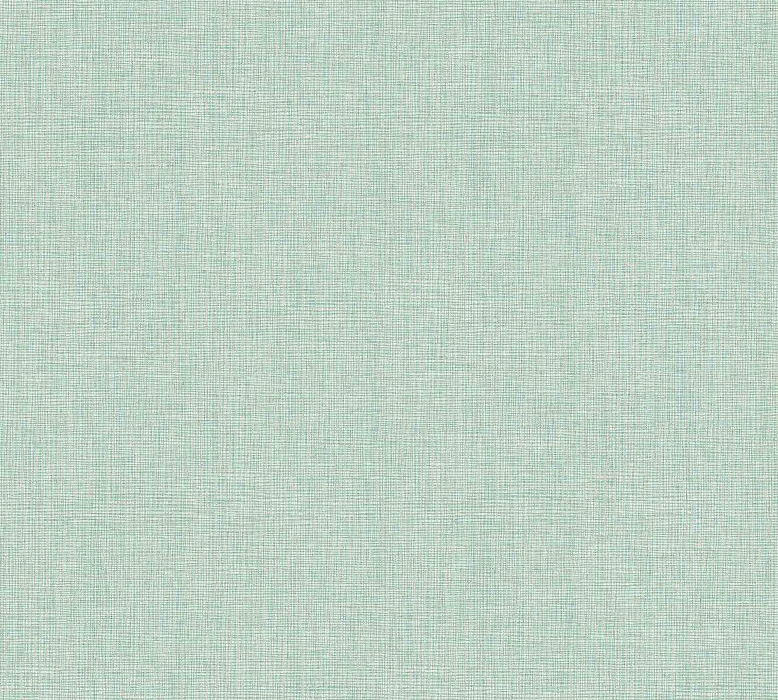  Tapete Vlies Textil-Optik Mint Creme Metallic 36976-9