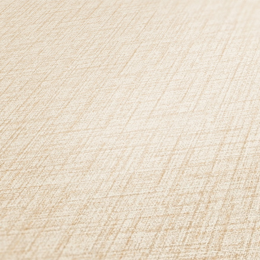  Tapete Vlies Textil Uni Beige-gelb Livingwalls 37953-6