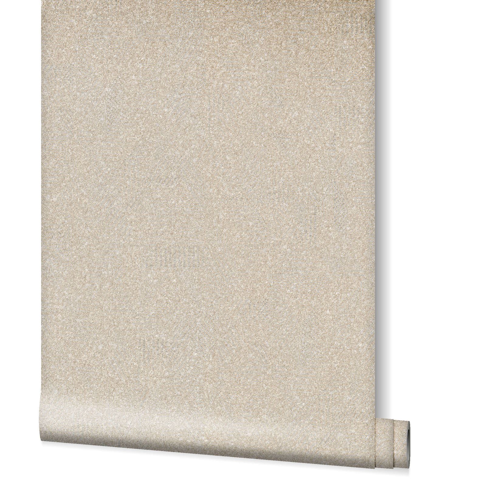  Tapete Vlies Textil Graubraun Silber Glanz 31622