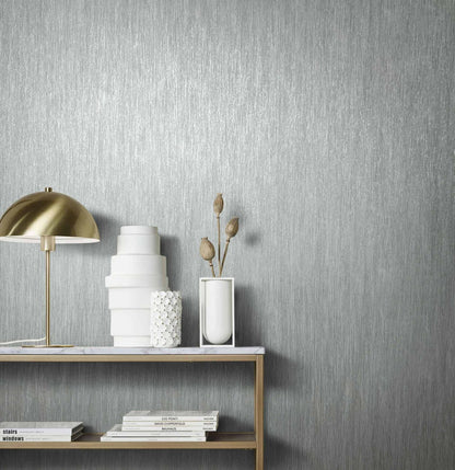  Tapete Vlies Uni Patina Grau Metallic 85760