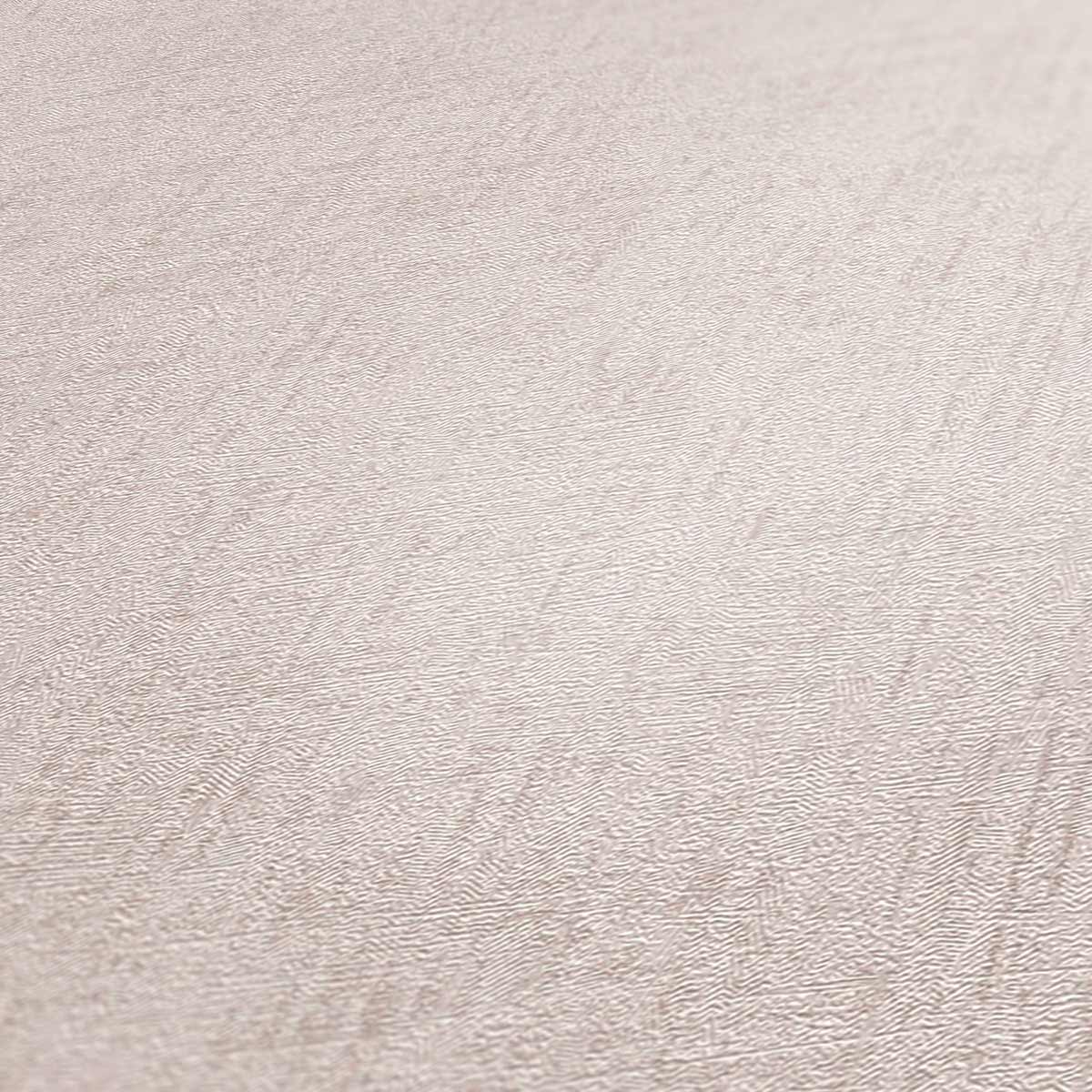  Tapete Vlies Uni Struktur Creme-rosa Glitzer 38197-9