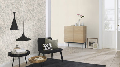  Tapete Vlies Uni Cremeweiss Rasch Florentine 449808