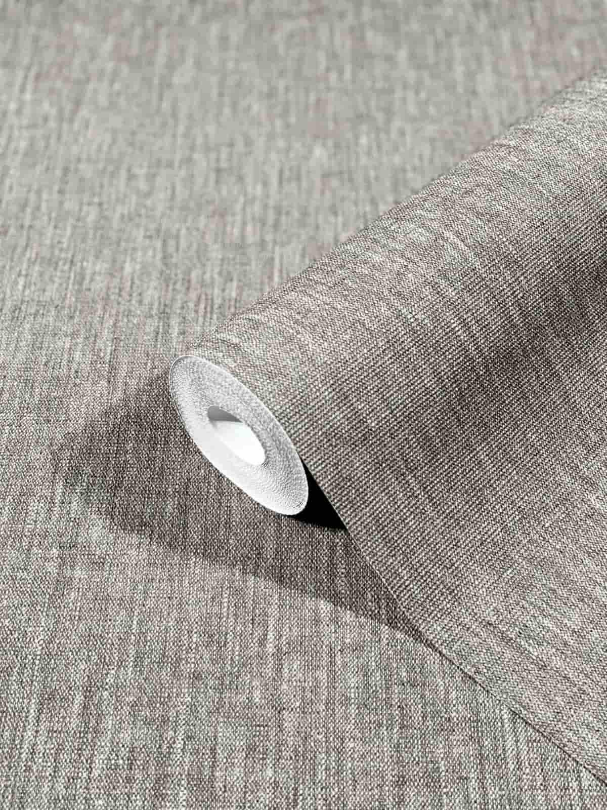  Tapete Vlies Uni Textil Struktur Anthrazit 33330
