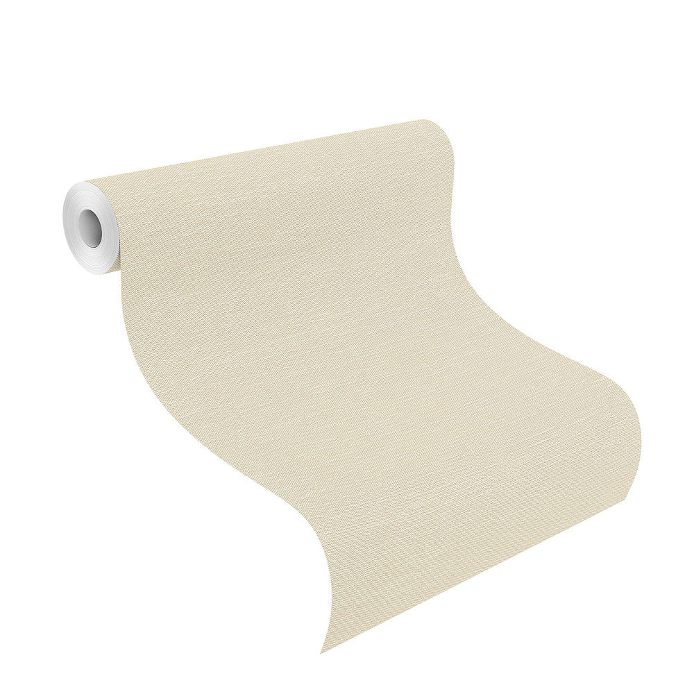  Tapete Vlies Uni Textilstruktur Beige Rasch 700442