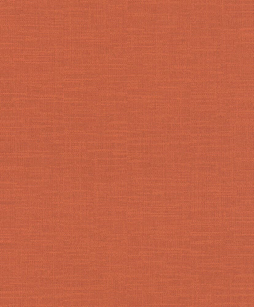  Tapete Vlies Uni Textilstruktur Orange-rot Rasch 700497