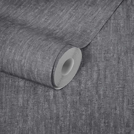  Tapete Vlies Uni Vintage Anthrazit Silber Glanz 38205-2