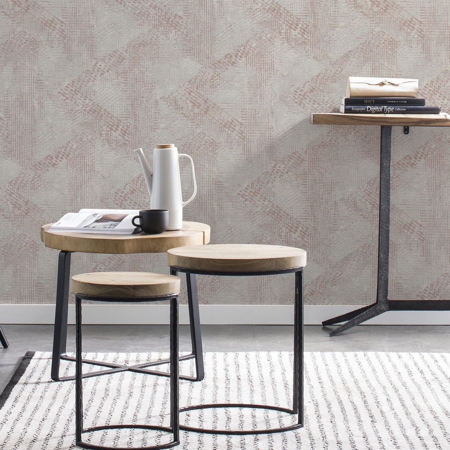  Tapete Vlies Vintage Muster Grau Bronze Finca 416824