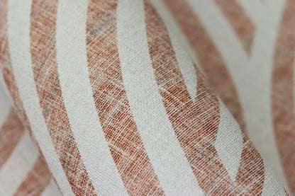  Tapete Vlies Wellen-Design Rot-orange Beige Rasch 704549