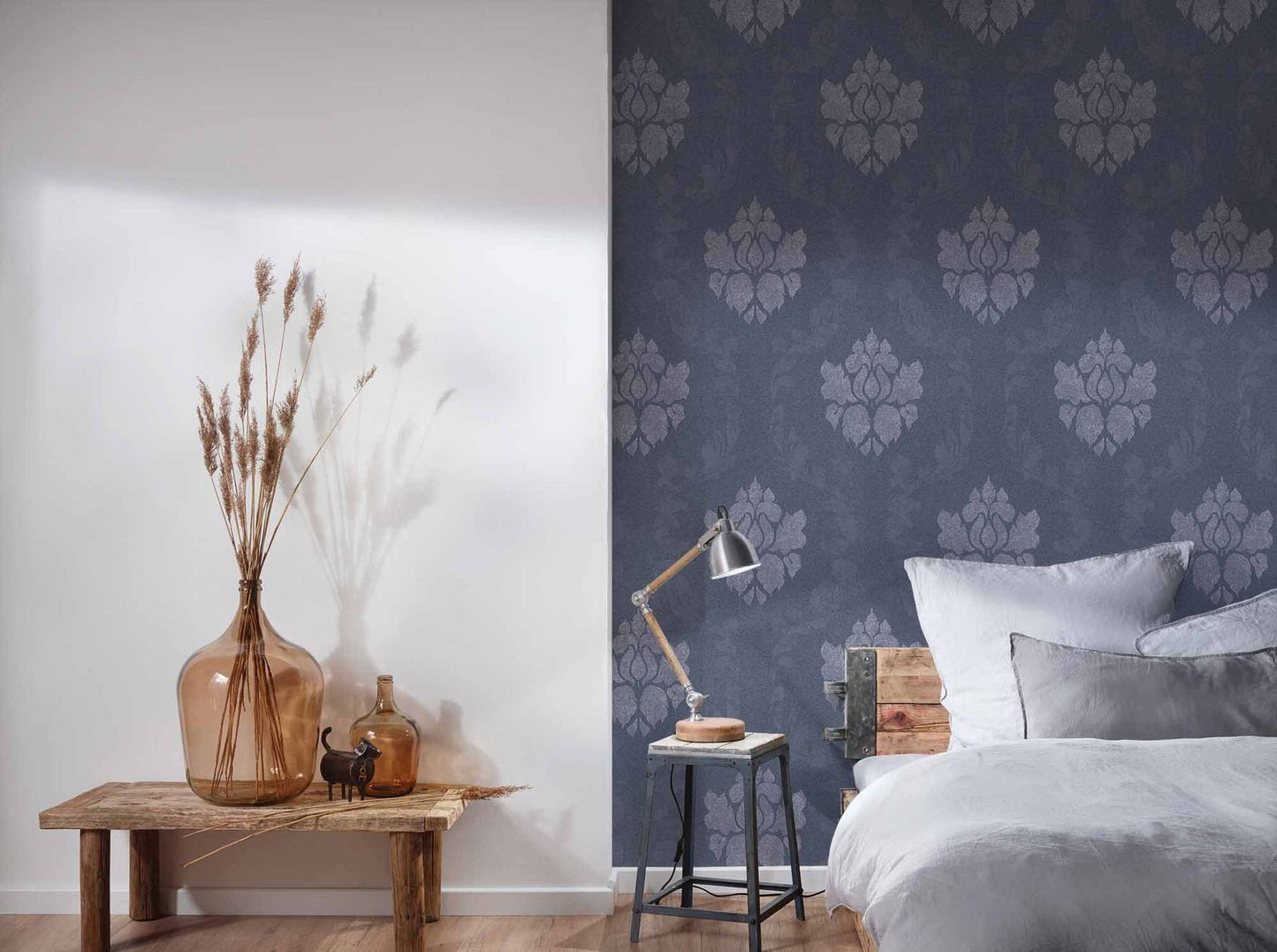 A.S. Creation Tapete Vlies Dunkelgrau Barock 37552-2 | 375522