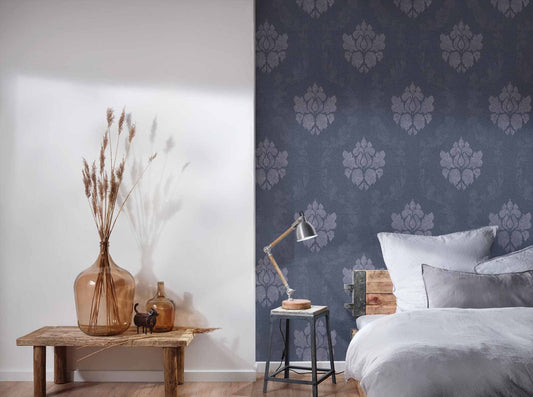 A.S. Creation Tapete Vlies Dunkelgrau Barock 37552-2 | 375522