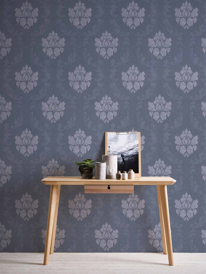 A.S. Creation Tapete Vlies Dunkelgrau Barock 37552-2 | 375522