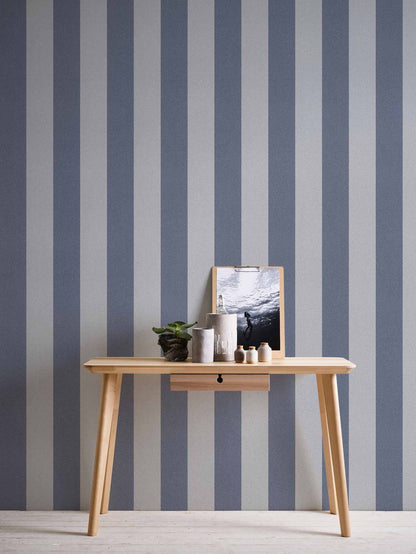 A.S. Creation Tapete Vlies Dunkelgrau Streifen 37554-5 | 375545