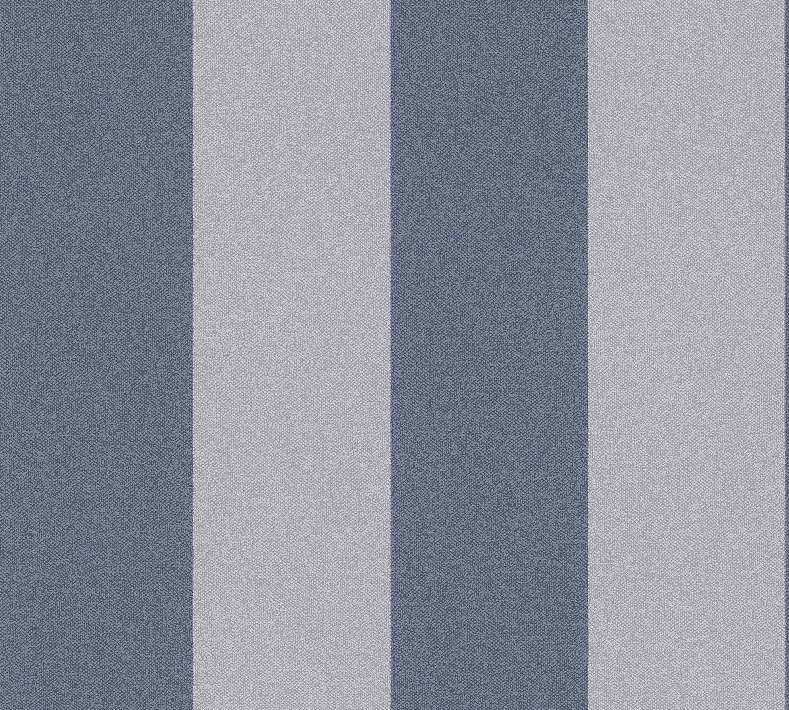 A.S. Creation Tapete Vlies Dunkelgrau Streifen 37554-5 | 375545
