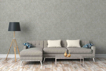 A.S. Creation Tapete Vlies Meliert Einfarbig Grau-blau Braun 37655-7