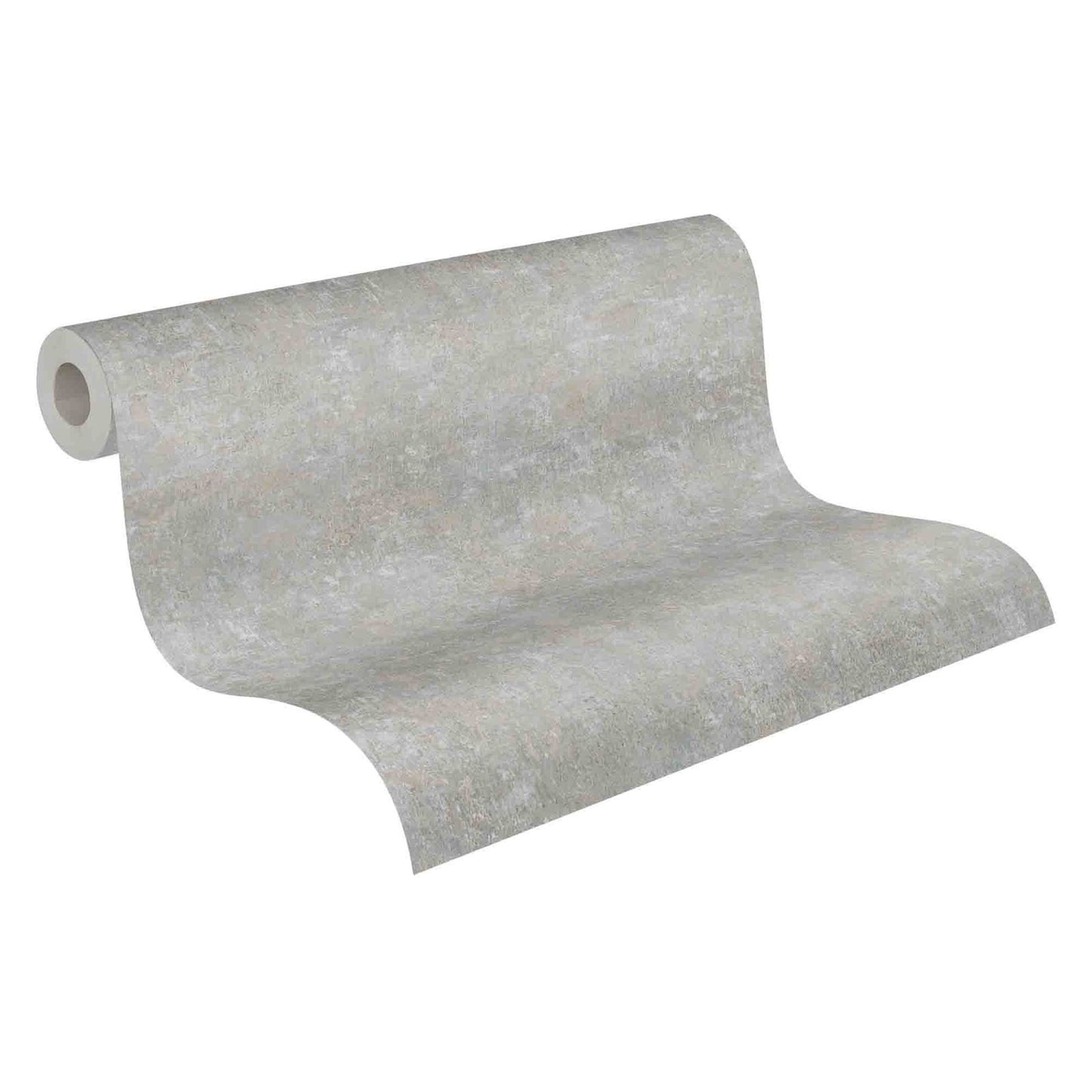 A.S. Creation Tapete Vlies Meliert Einfarbig Grau-blau Braun 37655-7