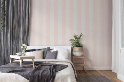 A.S. Creation Tapete Vlies Weiß Rosa Streifen 37554-2 | 375542