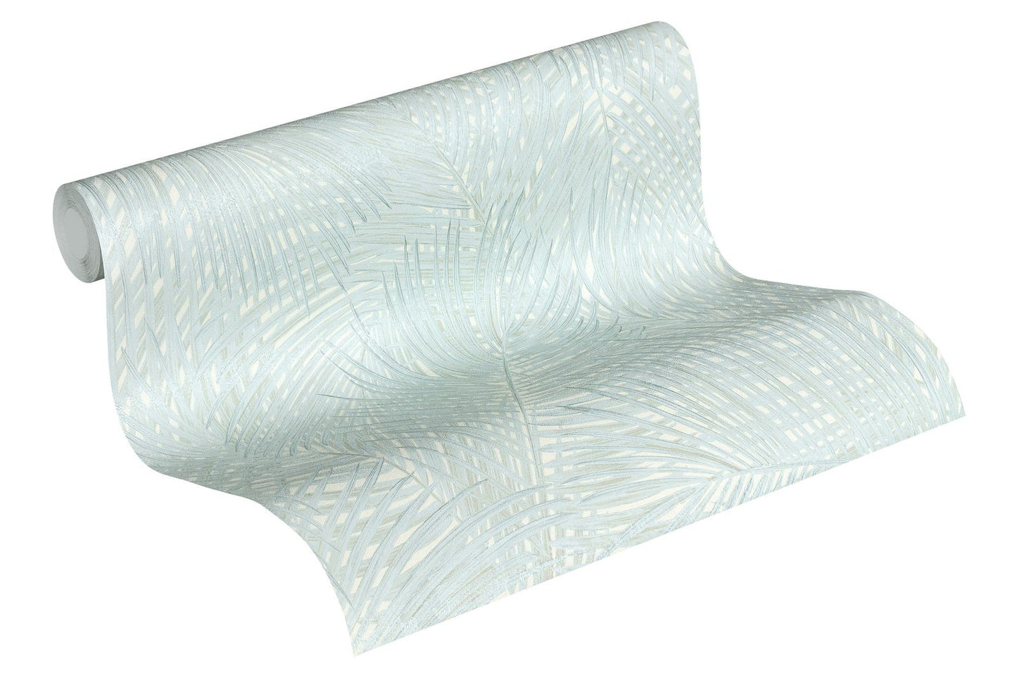 A.S. Creation Tapete Vlies Dschungel Weiss Hellblau Braun 37371-4