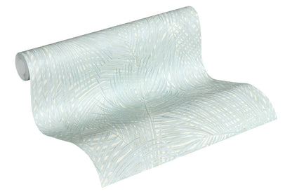 A.S. Creation Tapete Vlies Dschungel Weiss Hellblau Braun 37371-4