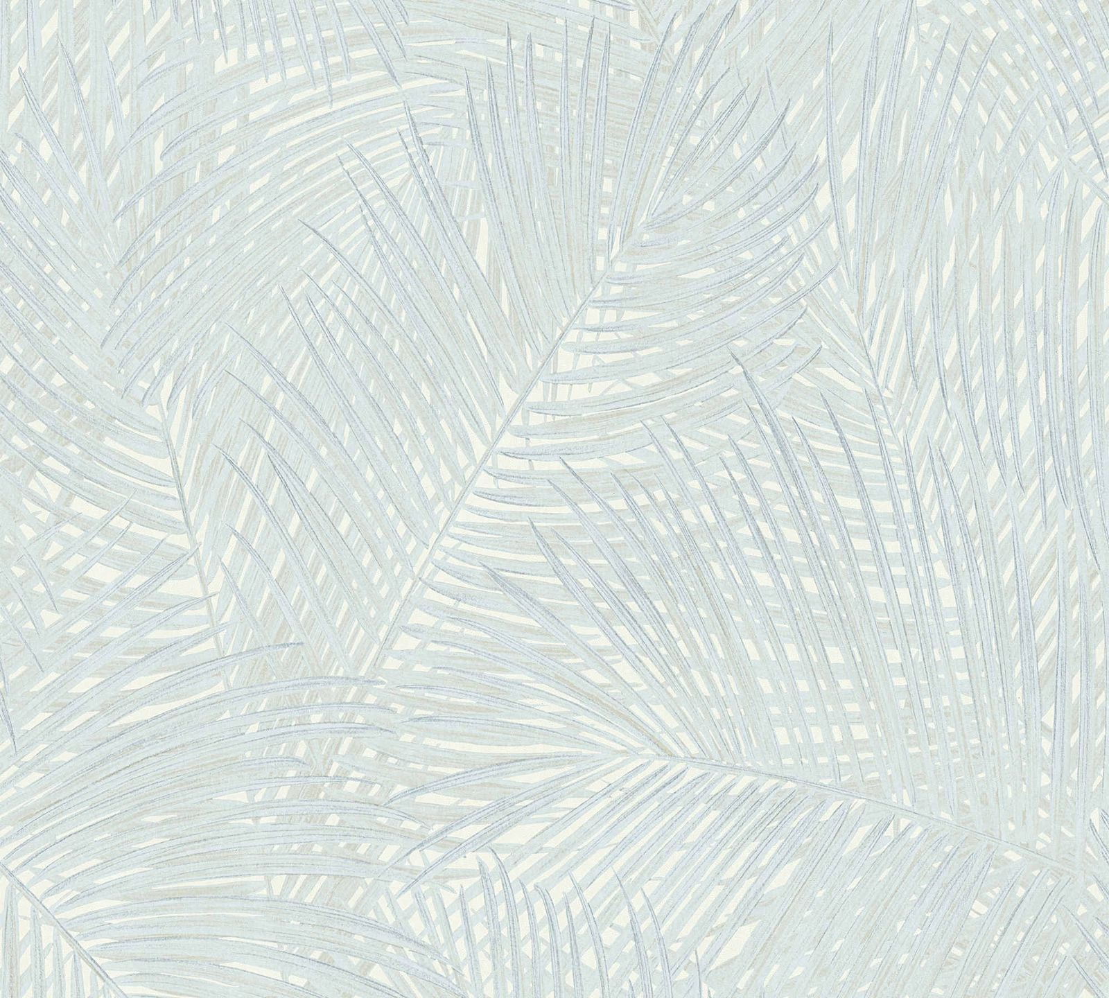 A.S. Creation Tapete Vlies Dschungel Weiss Hellblau Braun 37371-4