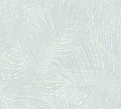 A.S. Creation Tapete Vlies Dschungel Weiss Hellblau Braun 37371-4