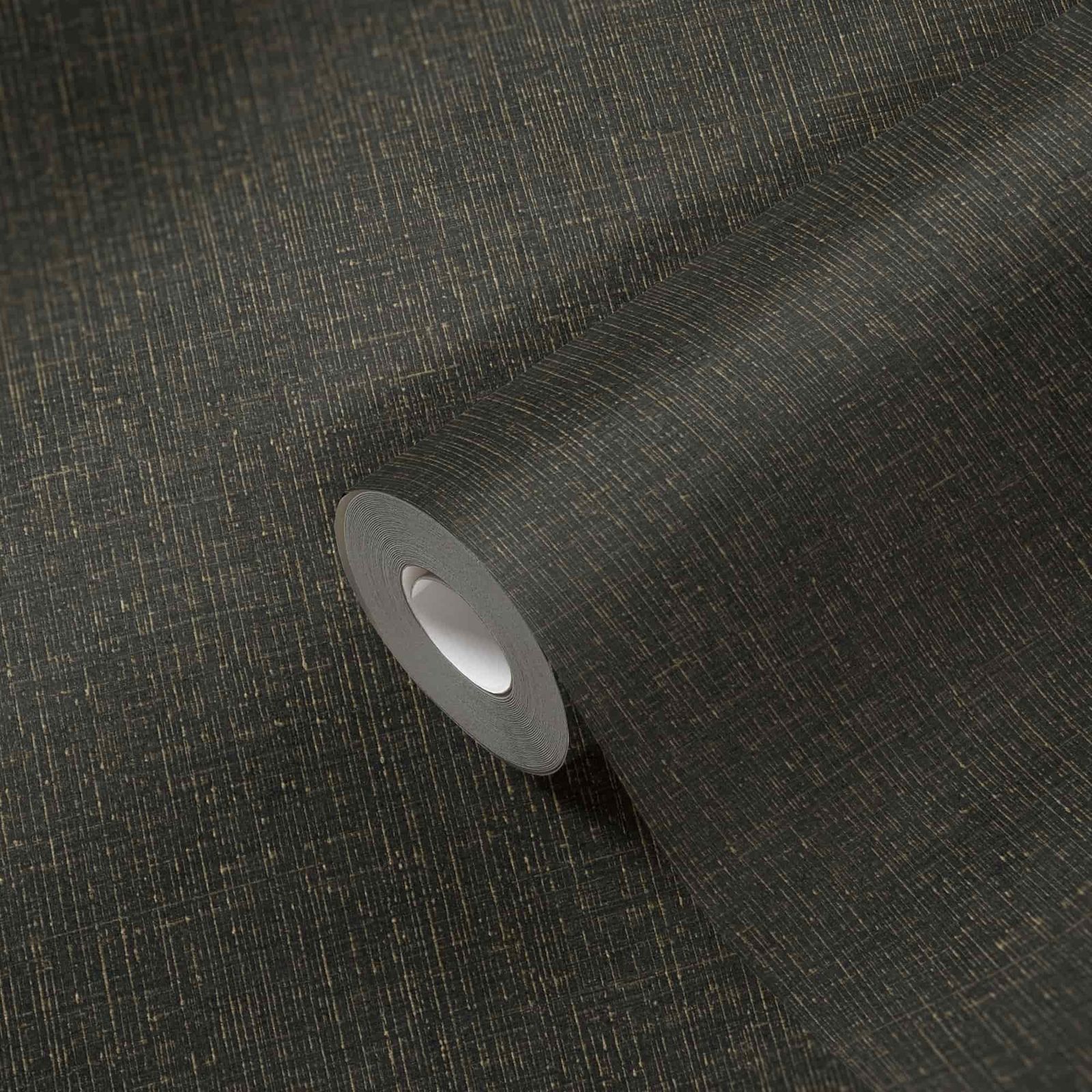 A.S. Creation Tapete Vlies Strukturiert Schwarz Gold 38694-2