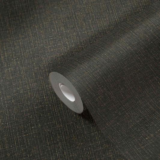 A.S. Creation Tapete Vlies Strukturiert Schwarz Gold 38694-2
