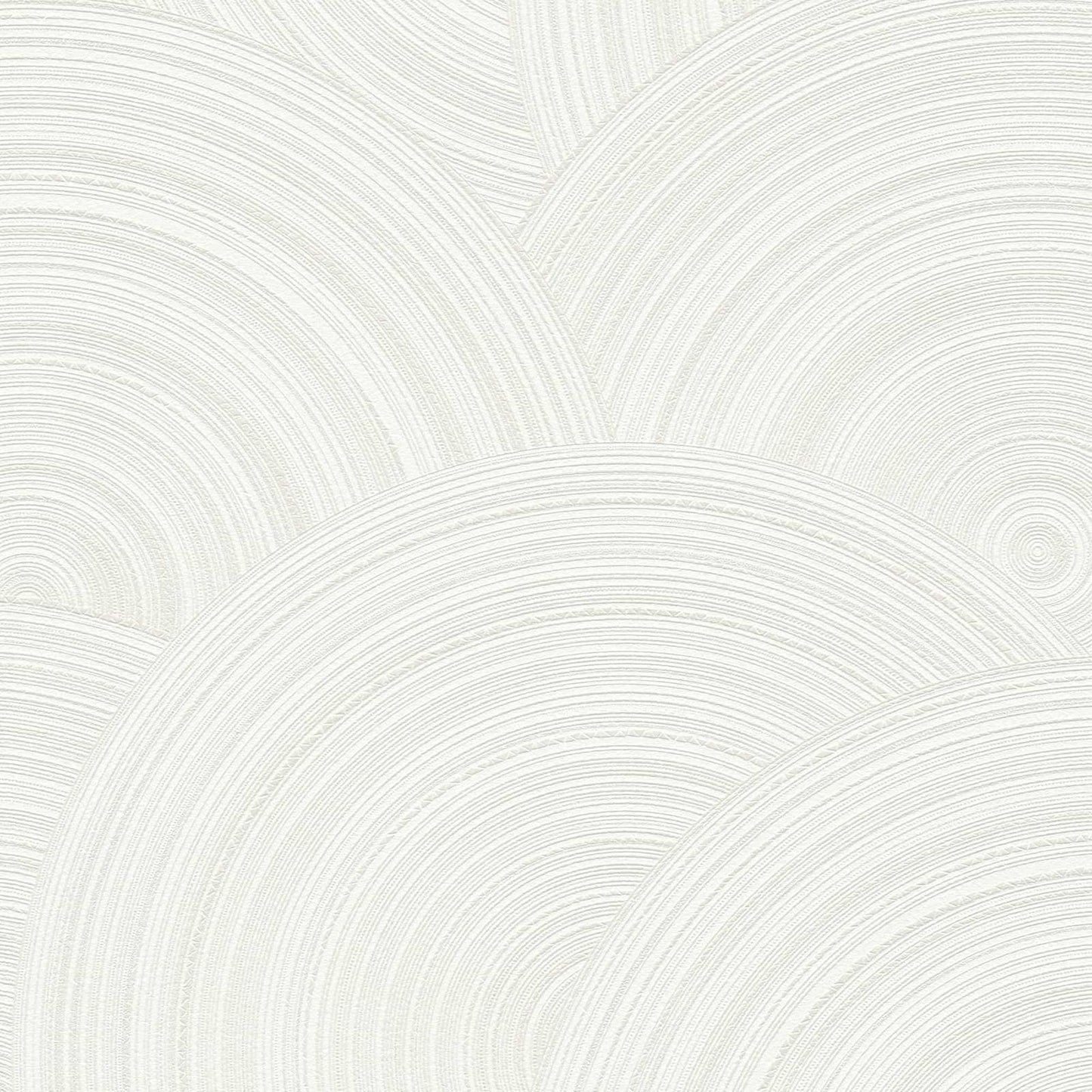 A.S. Creation Tapete Vlies 3D Wellen Weiß Silber 38696-1