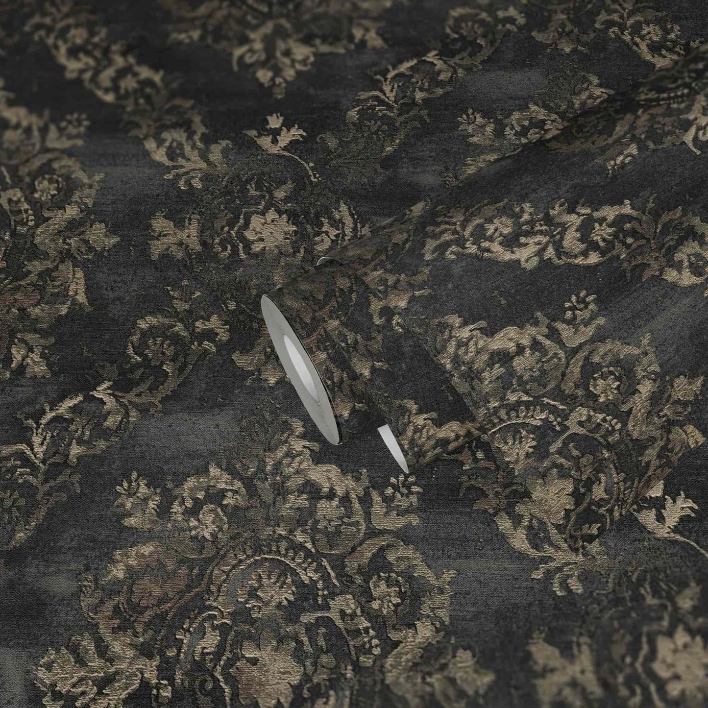 A.S. Creation Tapete Vlies Ornamente Anthrazit Beige 38707-4