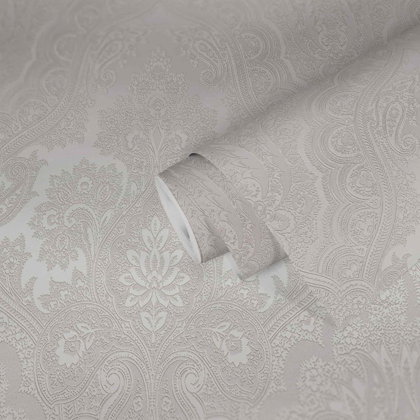 A.S. Creation Tapete Vlies Barock-Design Grau Silber 38708-4