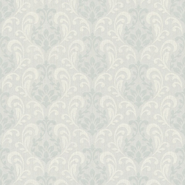  Textil Tapete Ornament Hellgrau Rasch Textil Sky 082400