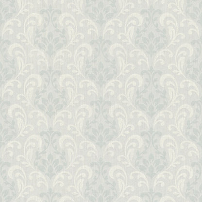  Textil Tapete Ornament Hellgrau Rasch Textil Sky 082400