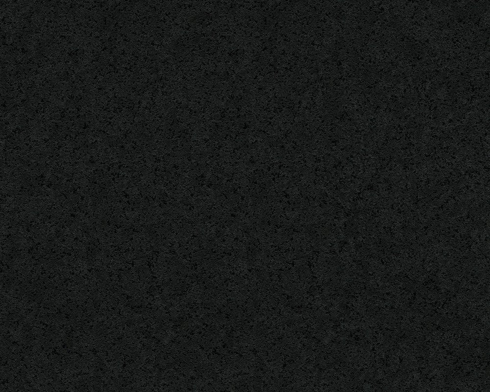  Versace Home Tapete Putz Design Schwarz Glanz 93582-4