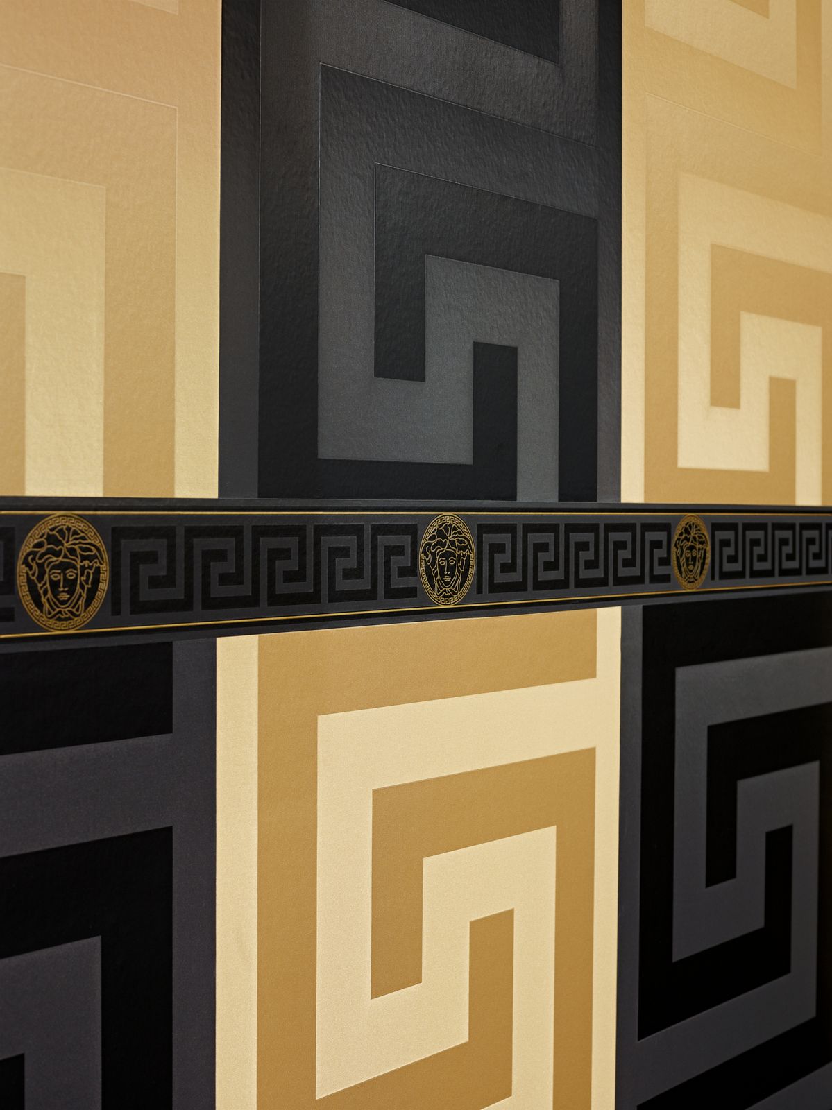  Versace Home Tapete Griechisch Gold Glanz 93523-2