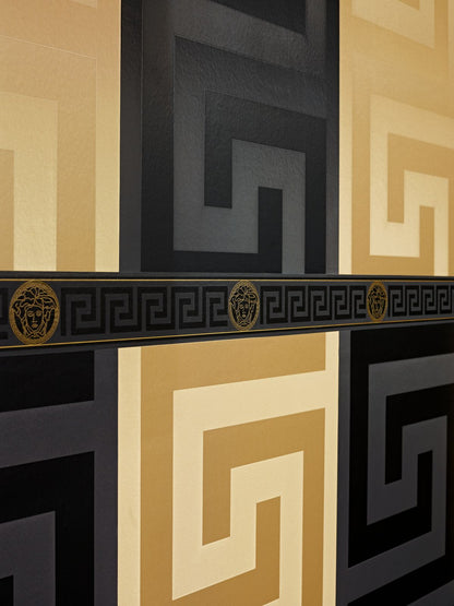  Versace Home Tapete Griechisch Gold Glanz 93523-2