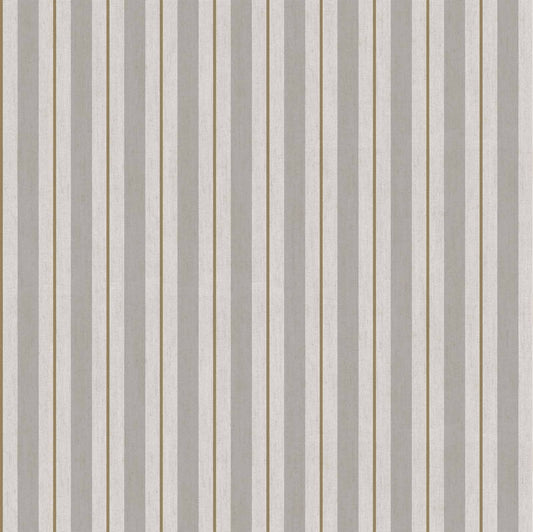  Vinyltapete Gestreift Taupe Braun Goldbraun 007875