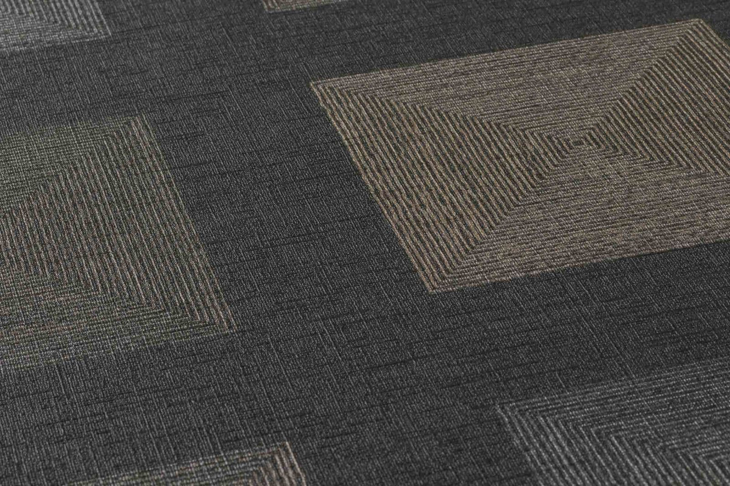 A.S. Creation Vinyltapete Kacheln Grafik Schwarz Bronze 37172-4