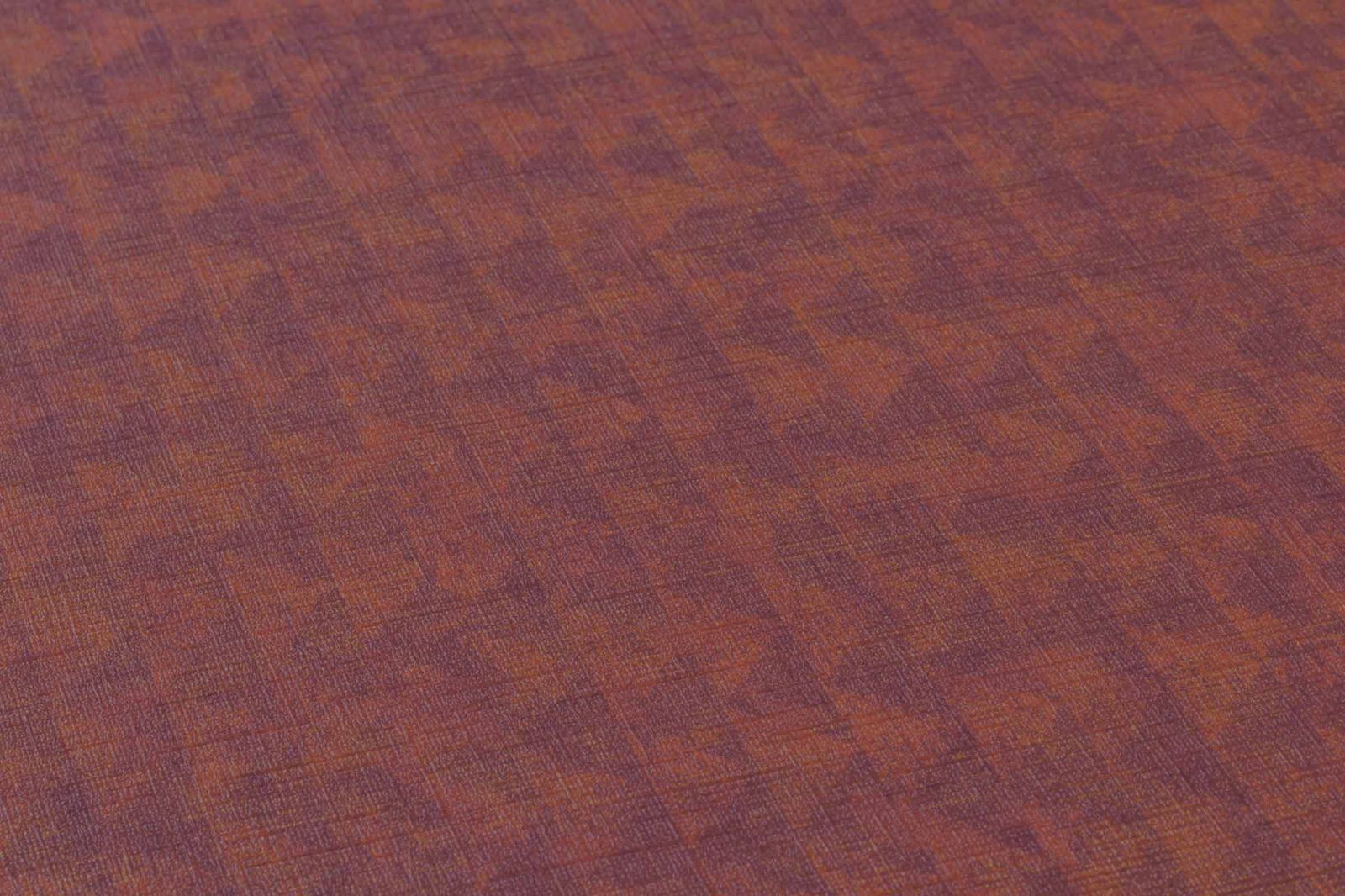 A.S. Creation Vinyltapete Mosaik Boho Rot Gold A.S. Création 37173-2