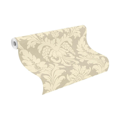  Vlies Tapete Barock Beigegold Creme Rasch 525427