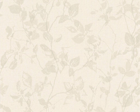  Vlies Tapete Blätter Braungrau Hygge Livingwalls 36397-4