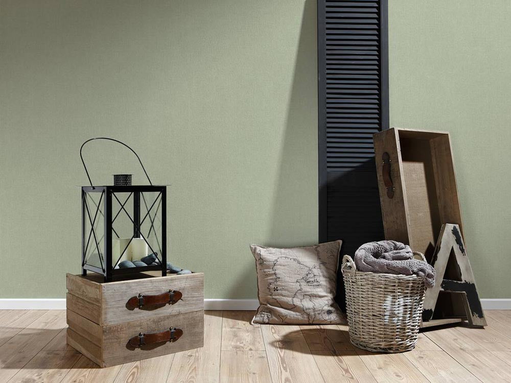  Vlies Tapete Meliert Grün Hygge Livingwalls 36378-7