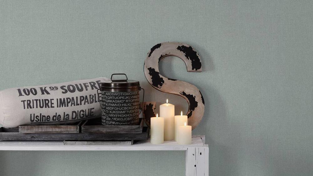  Vlies Tapete Meliert Türkis Hygge Livingwalls 36378-3